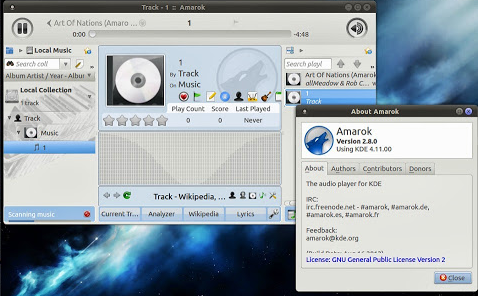 how to install Amarok 2.8.0 stable on Ubuntu 13.10 Saucy Salamander, Ubuntu 13.04 Raring Ringtail, Ubuntu 12.10 Quantal Quetzal, Ubuntu 12.04 Precise Pangolin, Linux Mint 16 Petra, Linux Mint 15 Olivia, Linux Mint 14 Nadia, Linux Mint 13 Maya and Elementary OS 0.2 Luna.